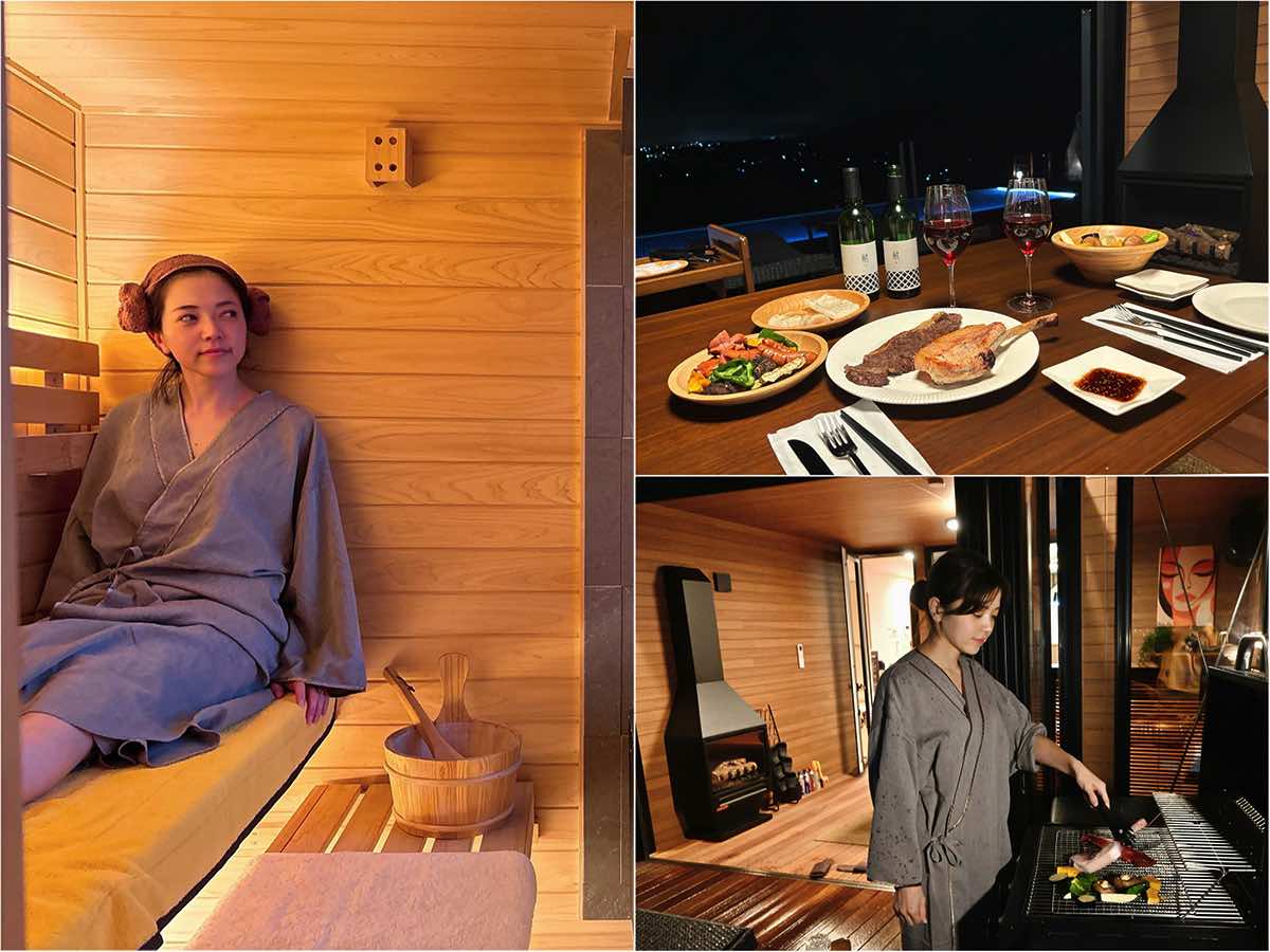 "Stay in Luxury at Tenkū no Onsen Villa Tsumugi Kawaguchiko for an Extraordinary Getaway! Enjoy a Private Villa with Stunning Views of Mt. Fuji."